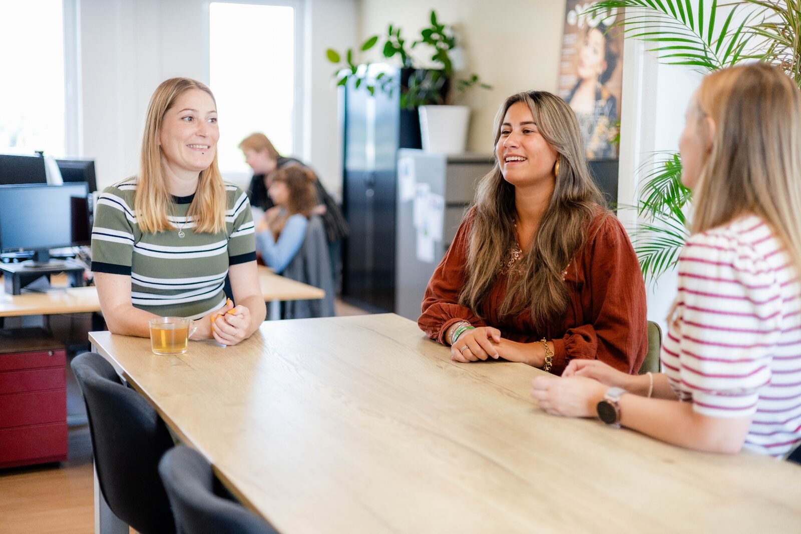 Het ForYou team aan het werk